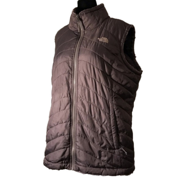 𝅺the North Face reversible vest.  Pale mauve. Women’s large. - Picture 1 of 7